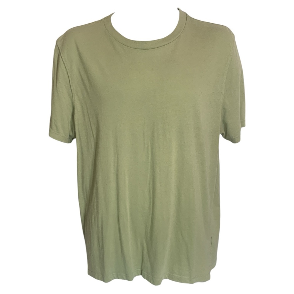 Old Navy Men Short Sleeve Core Crew T Shirt Aloe Vera Soft Wash Large Pre Owned